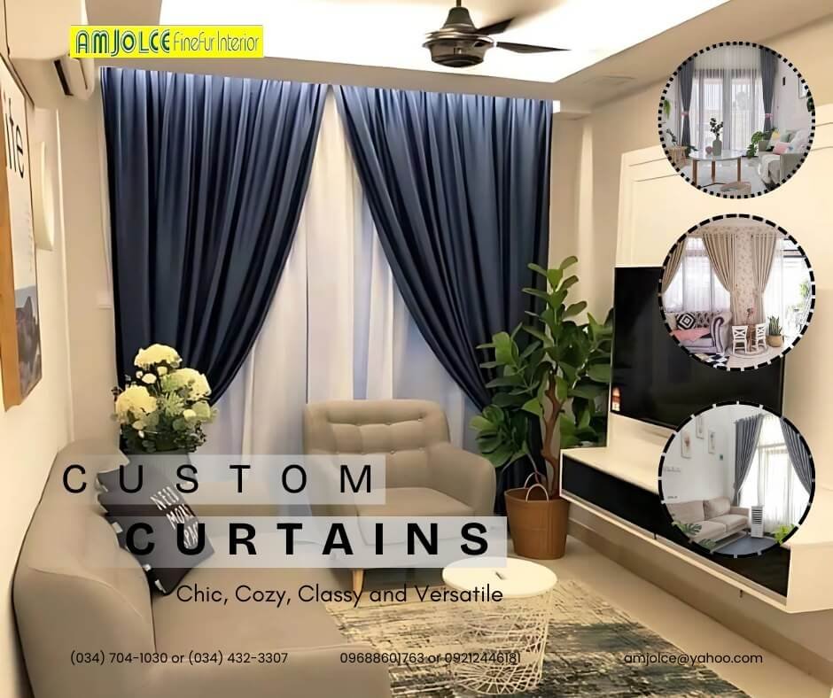 Chic, Cozy & Classy – Amjolce Custom Curtains!